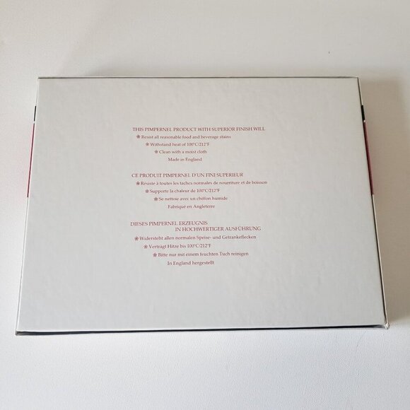 NIB Vintage Pimpernel UK/England Champion Golf Course Collectors Set Placemats 6 - Picture 12 of 16